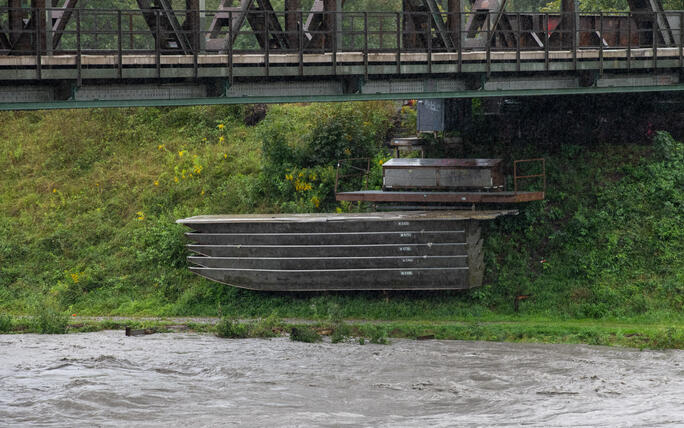 Hochwasser Rhein und Kanal