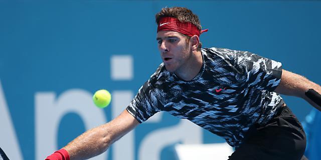 Juan Martin Del Potro gab in Sydney nach zehn Monaten sein Comaback