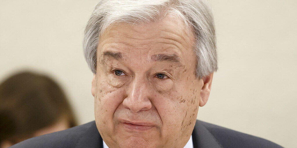 Uno-Generalsekretär Antonio Guterres warnt vor Bioterroristen, die Viren freisetzen könnten. (Archivbild)