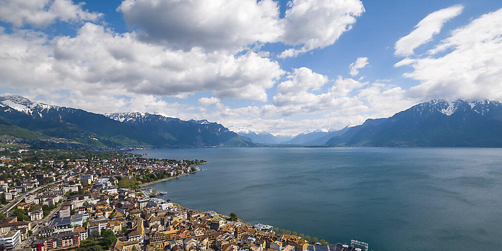 Die Waadtländer Stadt Vevey am Genfersee. (Archivbild)