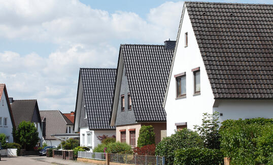Modern residential building, detached house