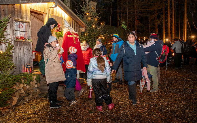 Nikolaus im Walde, Schellenberg (07.12.2024)