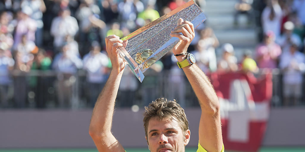 Stan Wawrinka - hier bei seinem Turniersieg 2016 - führt beim ATP-Turnier von Genf das starke Teilnehmer-Feld an