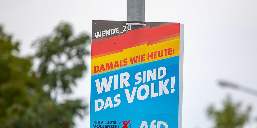 Die Wahlplakate der AfD sorgen einmal mehr für einen Aufruhr in der deutschen Politik. (Archivbild)
