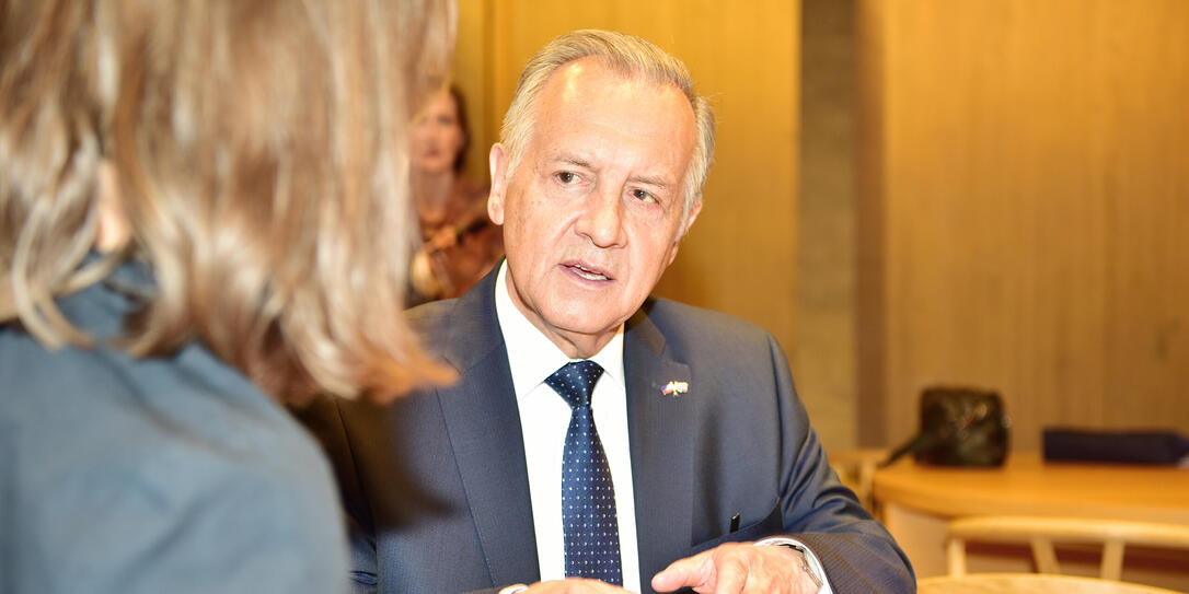 Landtagspräsident Albert Frick Vaduz