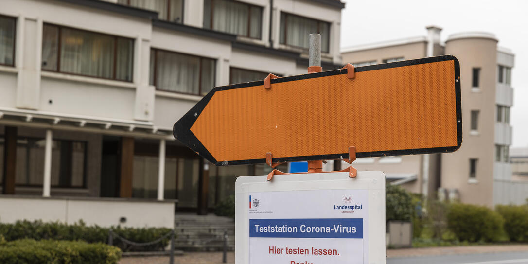 Teststation Corona-Virus in Vaduz