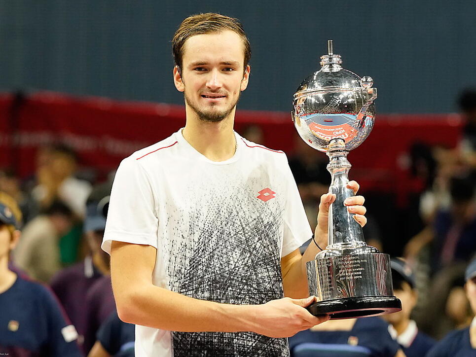 Gewann in Tokio seinen dritten ATP-Titel: Der Russe Daniil Medwedew (22)