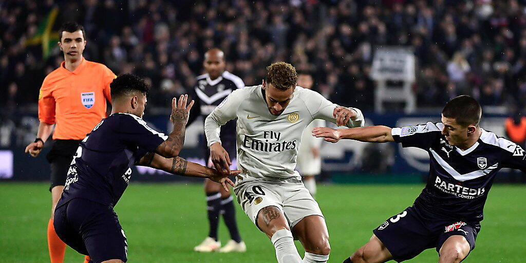 Neymar traf zwar zur 1:0-Führung für PSG in Bordeaux, dennoch musste sich der Leader der Ligue 1 erstmals in dieser Saison mit einem Remis begnügen
