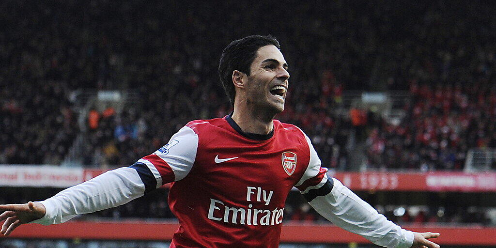 Mikel Arteta spielte einst für Arsenal. Nun wird der Spanier Cheftrainer beim Premier-League-Klub aus London Mikel Arteta spielte einst für Arsenal. Nun wird der Spanier Cheftrainer beim Premier-League-Klub aus London