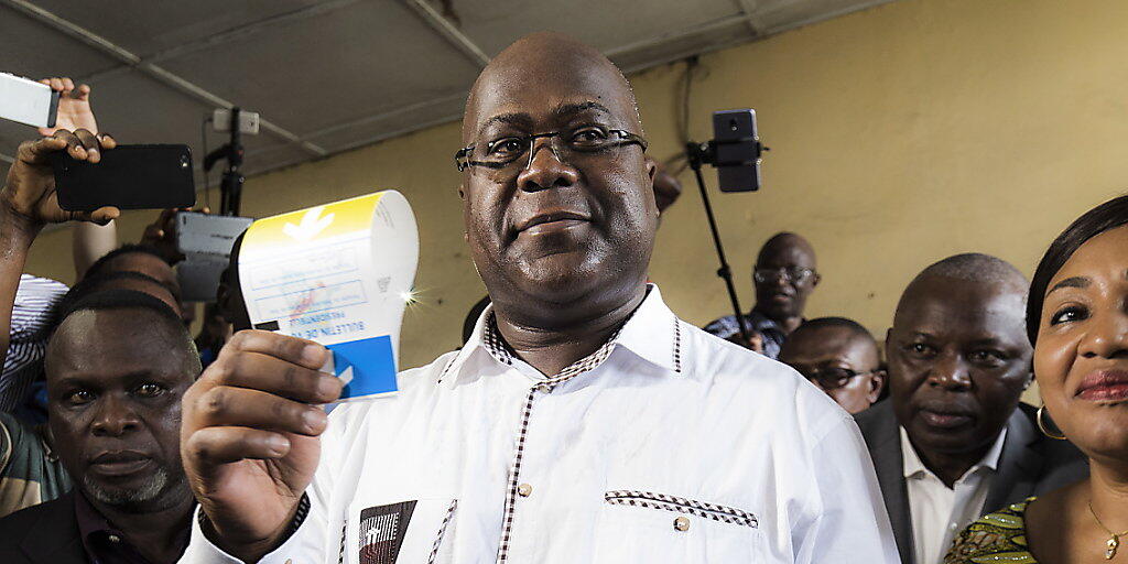 Seiner Vereidigung steht nichts mehr im Weg: der laut amtlichen Ergebnissen bei den Präsidentschaftswahlen im Kongo als Sieger hervorgegangene Félix Tshisekedi. (Archivbild)