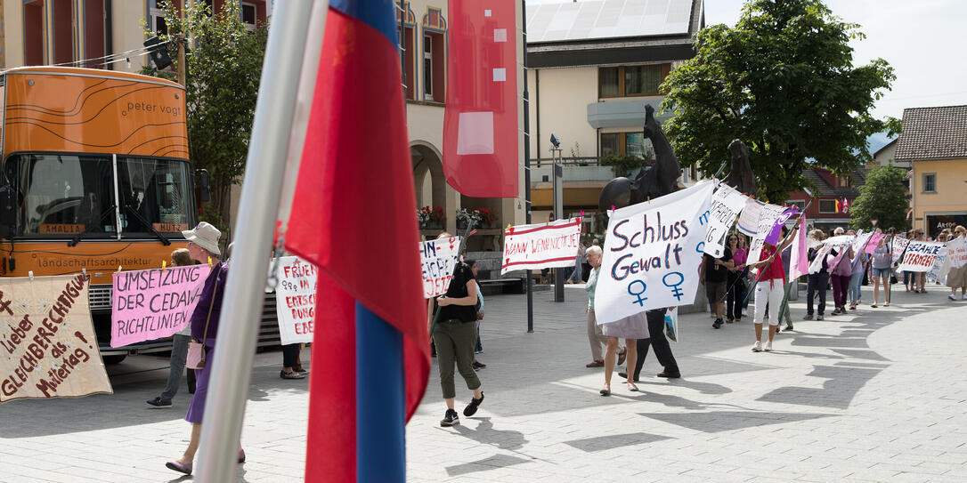 Frauenstreik, Vaduz
