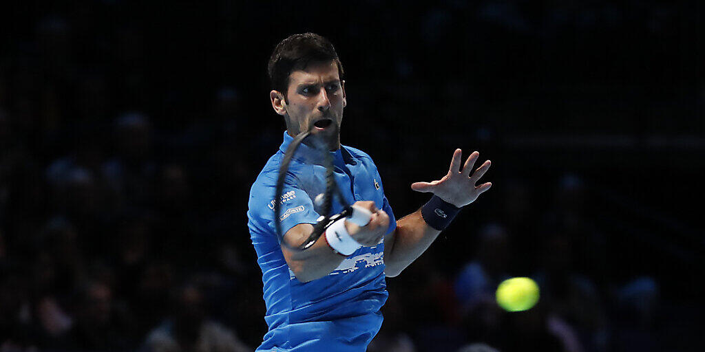 Viel zu stark für Matteo Berrettini: Novak Djokovic startete sehr überzeugend in die ATP Finals