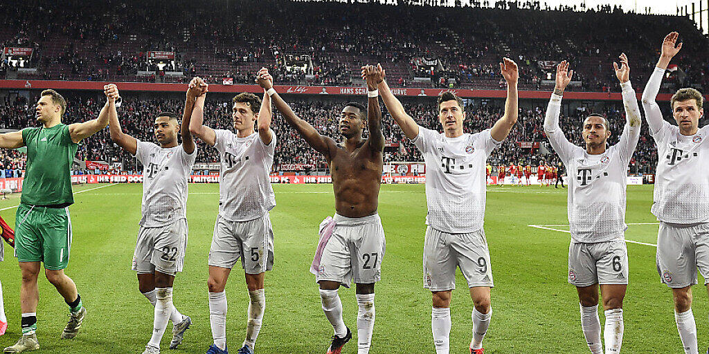 Bayern München feiert den souveränen Sieg