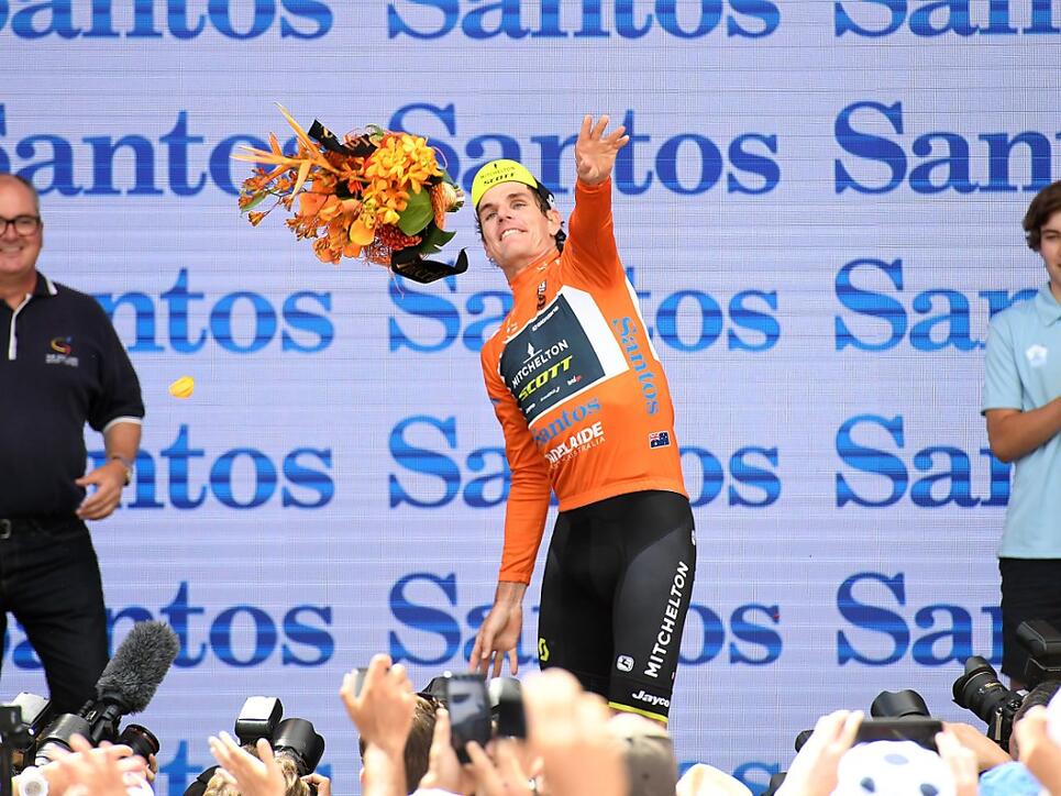 33 Jahre alt, aus Südafrika, fährt für das australische Team Mitchelton-Scott: Daryl Impey, der neue Gesamtführende der Tour Down Under