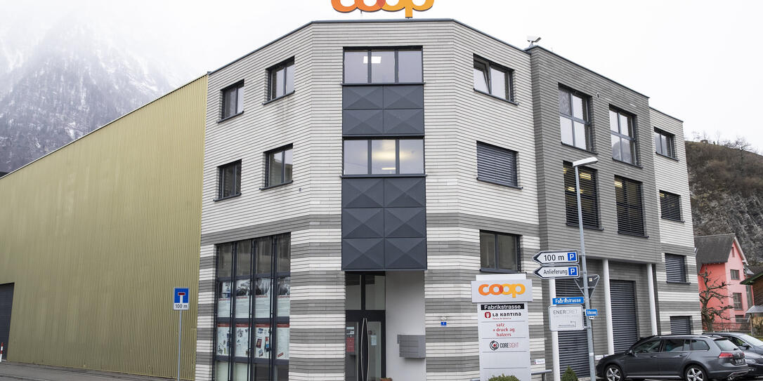 Coop Gebäude in Balzers