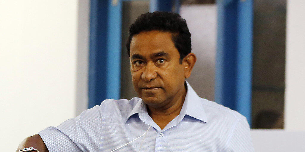 Niederlage für Abdullah Yameen, den Präsidenten der Malediven: Das Oberste Gericht des Inselstaats befand am Sonntag einstimmig, dass es bei der Präsidentschaftswahl im September keine Manipulation gab. Yameen unterlag dem Oppositionskandidat Ibrahim Mohamed Solih. (Archivbild)