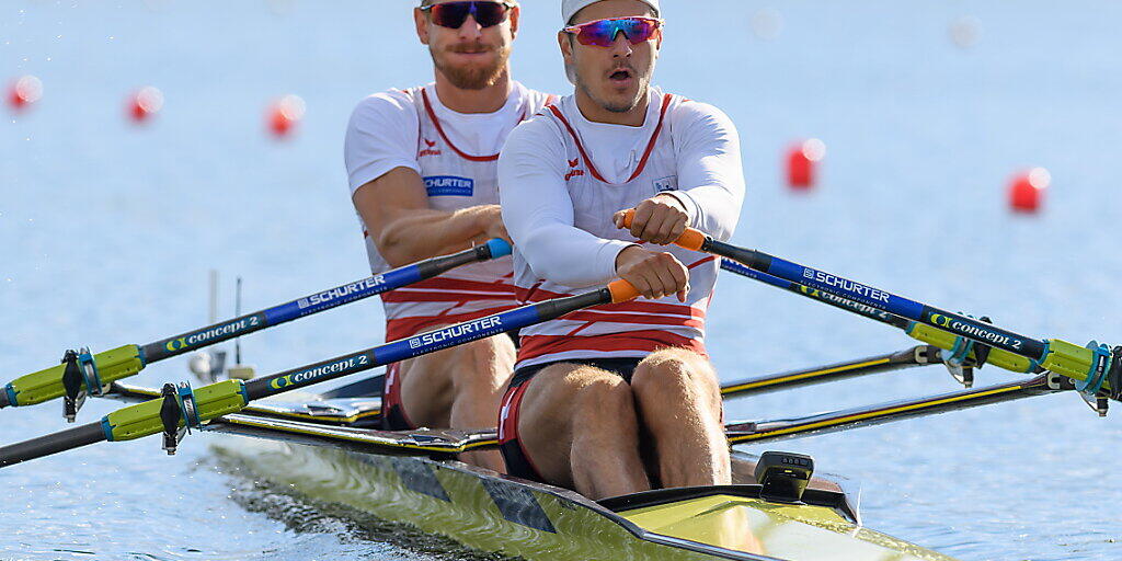 Roman Röösli (vorne) und Barnabé Delarze ruderten in Polen zu einer weiteren EM-Medaille