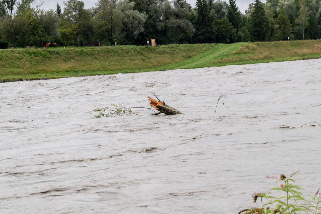 Hochwasser Rhein und Kanal