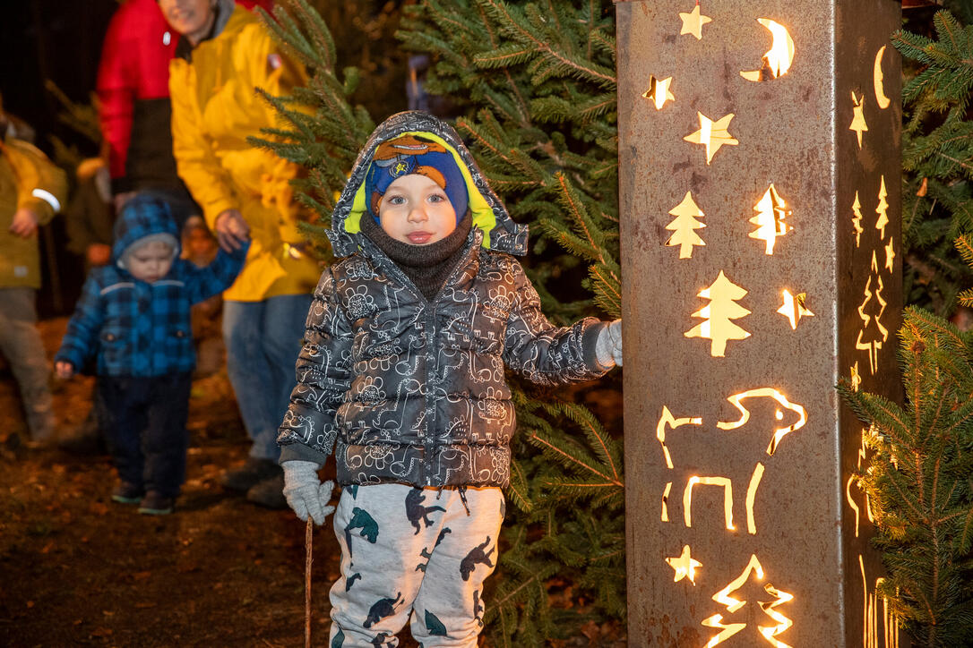 Nikolaus im Walde, Schellenberg (07.12.2024)