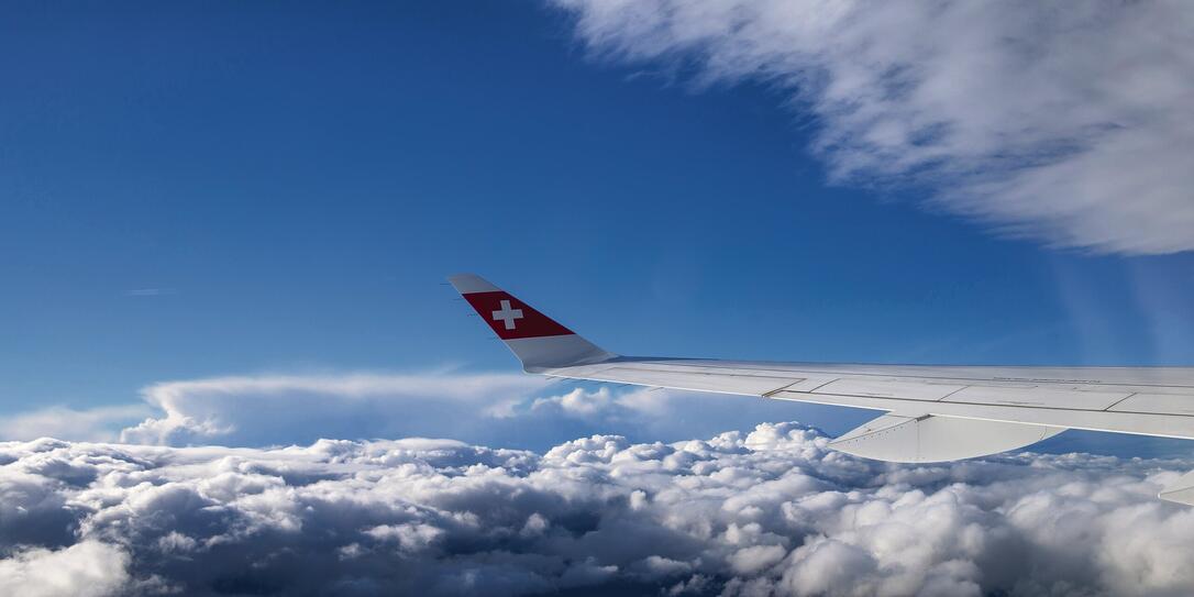 FLUGVERKEHR, SWISS AIRLINE, JET, FLUG, KABINE, FLUGZEUGKABINE,