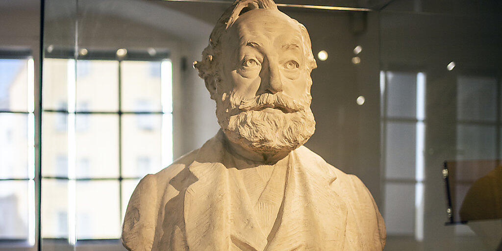Das Museum Strauhof zeigt Gottfried Keller in einer neuen Ausstellung als träumenden Realisten. 2019 jährt sich zum 200. Mal das Geburtsjahr des Zürcher Dichters. (KEYSTONE/Walter Bieri)
