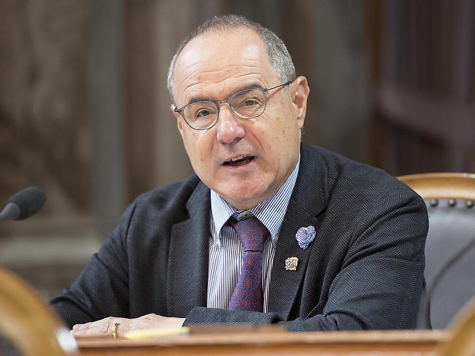 Claude Janiak (SP/BL), Präsident der Geschäftsprüfungsdelegation, hat am Dienstag den Ständerat über die verschwundenen Akten der Geheimarmee P-26 informiert. (Archivbild)