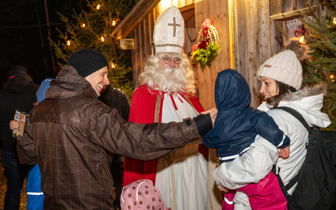 Nikolaus im Walde, Schellenberg (07.12.2024)