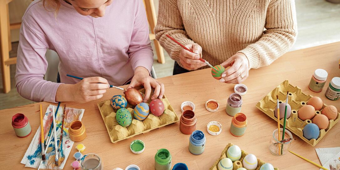 Painting Easter eggs is our tradition