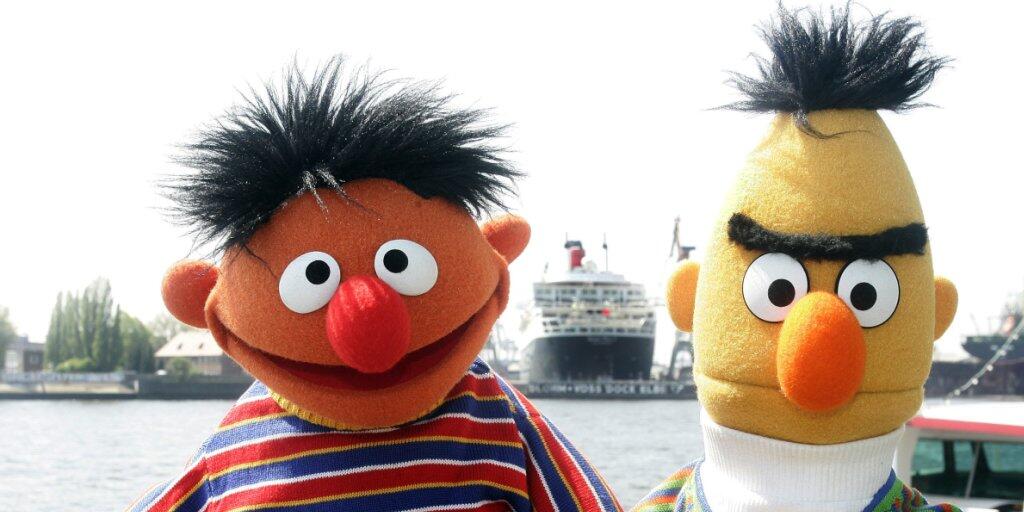 Ernie und Bert, zwei der beliebtesten Figuren der "Sesamstrasse", sind schwul. Autor Mark Saltzmann setzte dem jahrelangen Rätselraten ein Ende. (Archivbild)