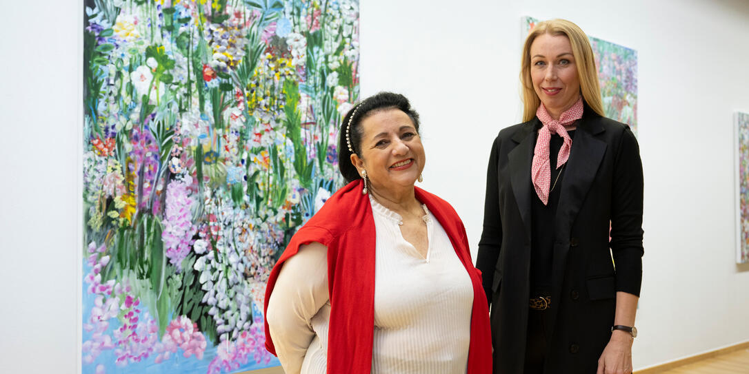 Vernissage «Flowers to go» von Yael Teitler im Gasometer, Triesen