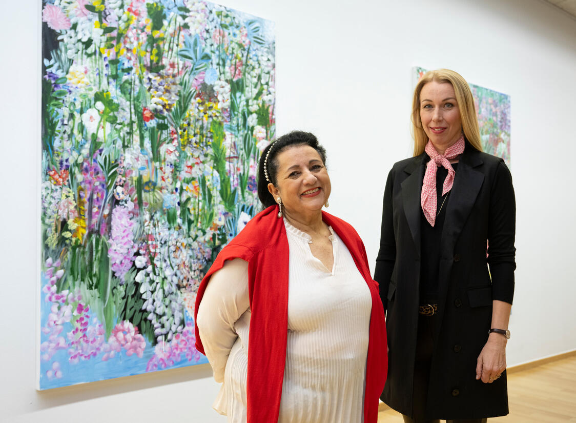 Vernissage «Flowers to go» von Yael Teitler im Gasometer, Triesen Vernissage «Flowers to go» von Yael Teitler im Gasometer, Triesen