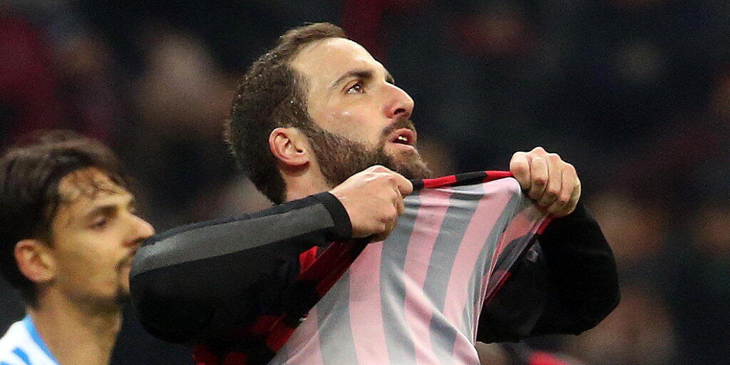 Gonzalo Higuain war erst im letzten Sommer leihweise von Juventus Turin zu Milan gekommen. Widerwillig, wie er nur selten verbergen konnte