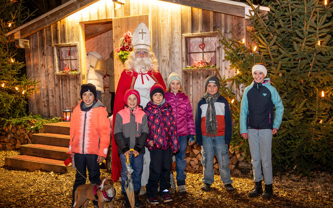 Nikolaus im Walde, Schellenberg (07.12.2024)