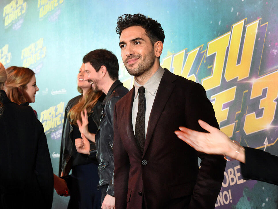 Der Schauspieler Elyas M'Barek im Oktober 2017 bei der Weltpremiere von "Fack ju Göhte 3" in München. Der Film blieb am Wochenende vom 9. bis 12. November 2017 in der Deutschschweiz an der Spitze der Kinocharts. (Archiv)