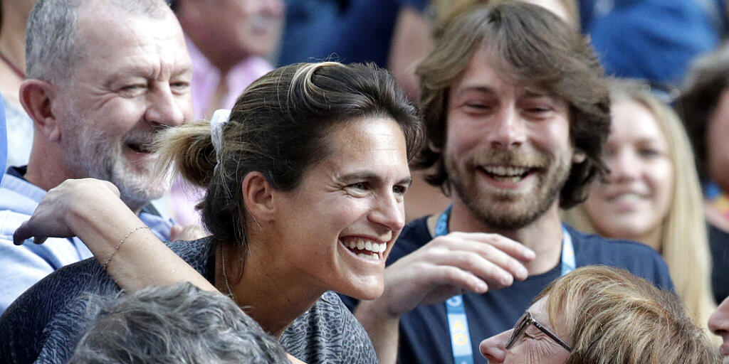 Freude über den Erfolg ihres neuen Schützlings: Amélie Mauresmo