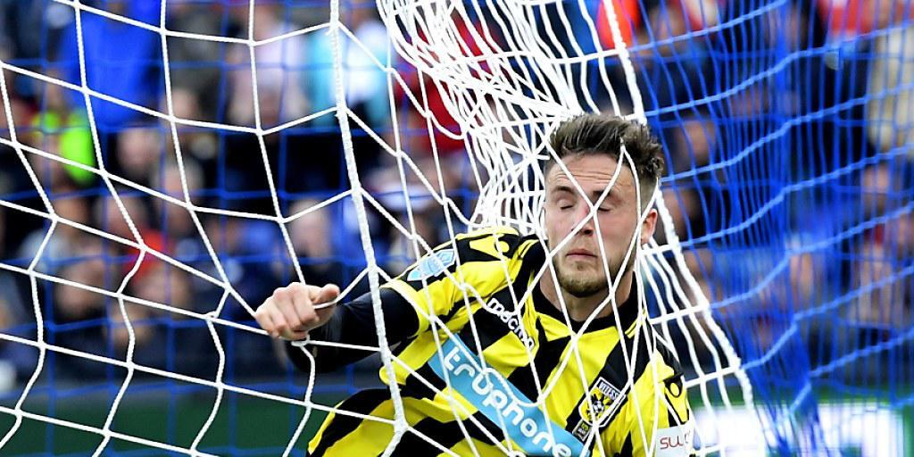 Ricky van Wolfswinkel ging dem FC Basel ins Netz