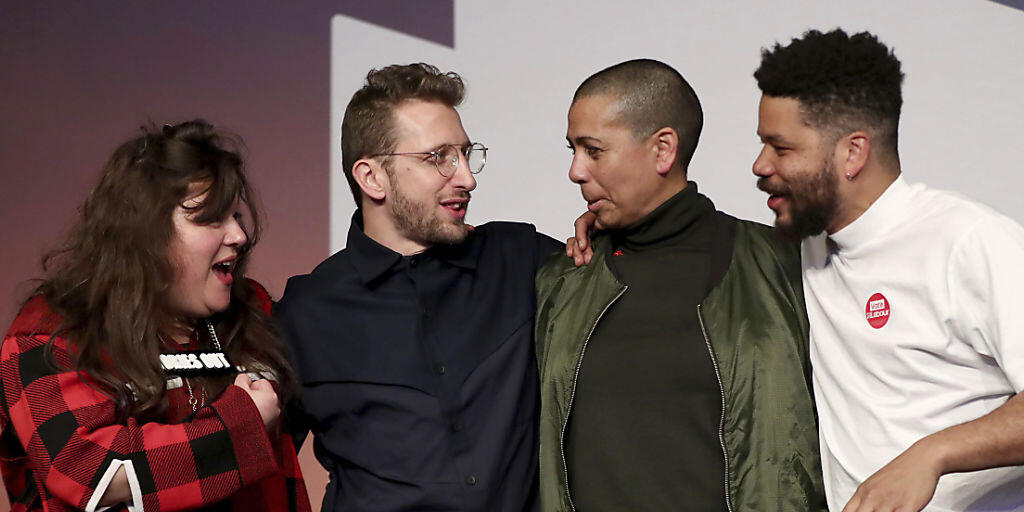 Gewannen den renommierten britischen Turner-Kunstpreis: (von links) Tai Shani, Lawrence Abu Hamdan, Helen Cammock und Oscar Murillo.