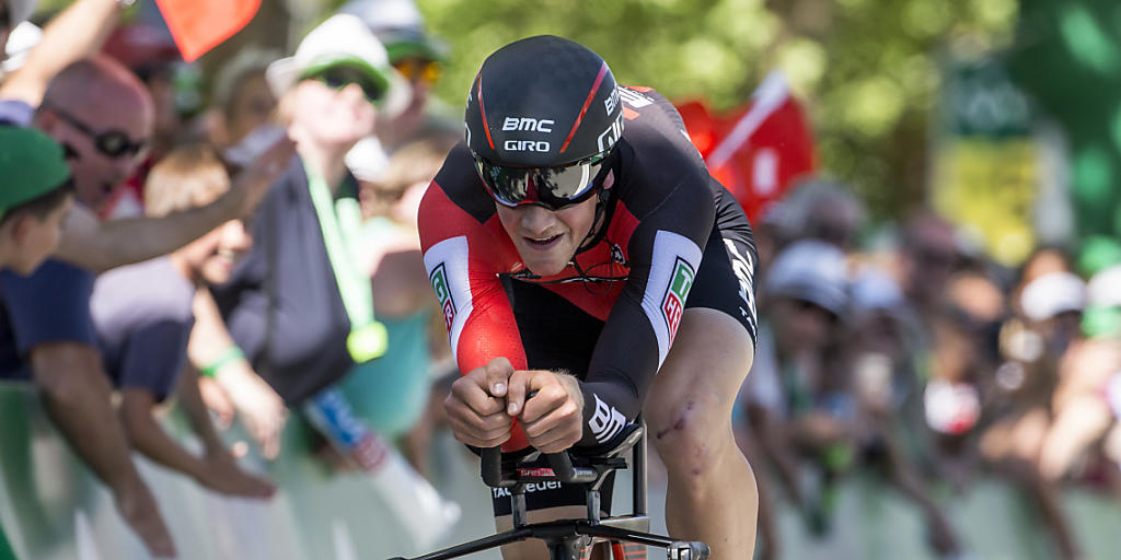 Stefan Küng - im Bild während der Tour de Suisse diesen Sommer - gehört an der Rad-WM in Bergen wegen des schwierigen Terrains nicht zu den Favoriten im Einzelzeitfahren