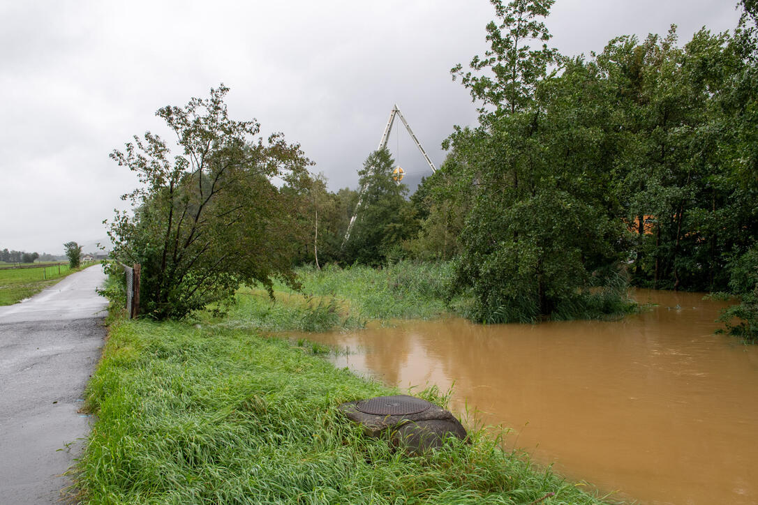 Hochwasser Rhein und Kanal