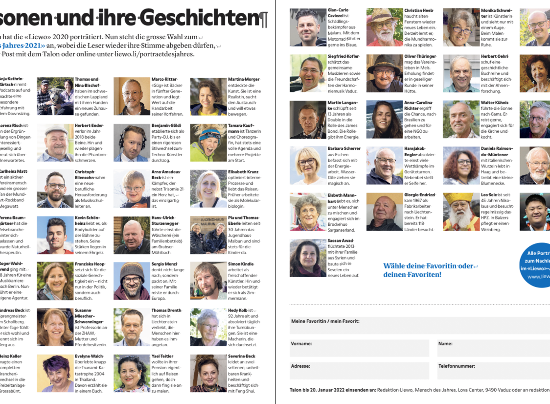 Porträt des Jahres Porträt des Jahres