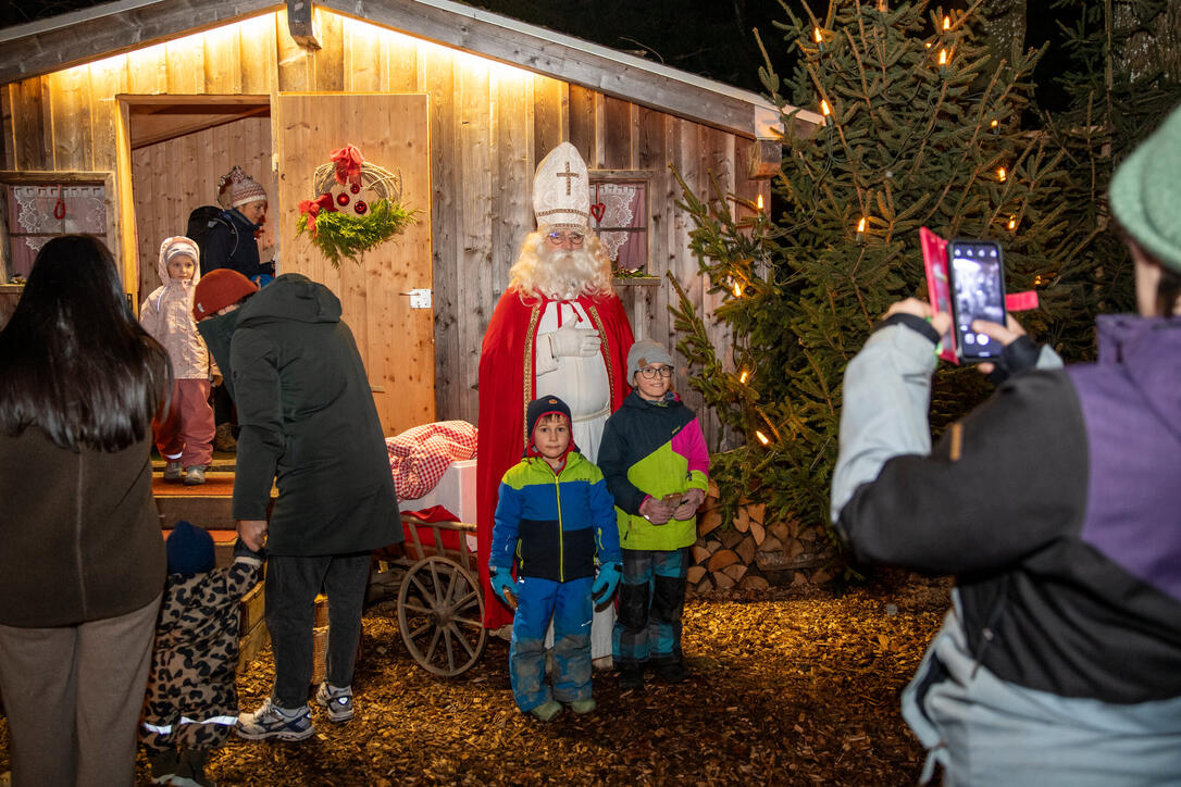 Nikolaus im Walde, Schellenberg (07.12.2024)