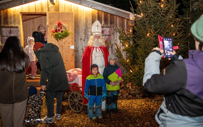 Nikolaus im Walde, Schellenberg (07.12.2024)