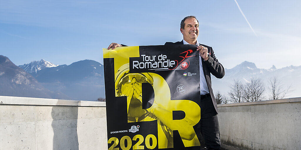 Tourdirektor Richard Chassot präsentiert das Logo und die Details zur Tour de Romandie 2020