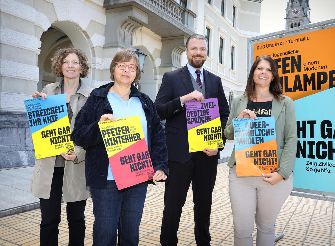 Kick off Kampagne Kein Platz für Sexismus mit Regierungsrat Ema Kick off Kampagne Kein Platz für Sexismus mit Regierungsrat Ema