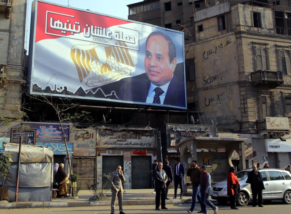 Ägyptens amtierender Staatschef Abdel Fattah al-Sisi ist bisher der einzige ernstzunehmende Kandidat für die Präsidentenwahlen im März.