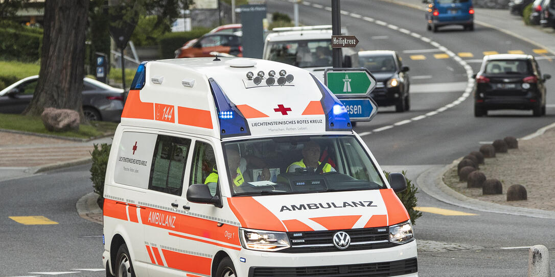 Ambulanz in Vaduz