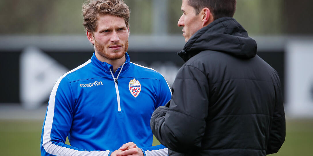 Liechtenstein Ruggell Fussball FIFA WM Quali Training Liechtenstein