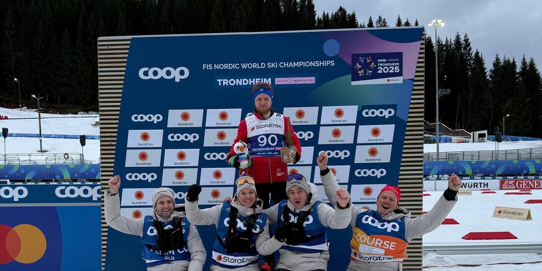 Micha Büchel zeigte bei seinem ersten Rennen überhaupt bei der Nordischen Ski-Weltmeisterschaft in Trondheim eine solide Leistung.
