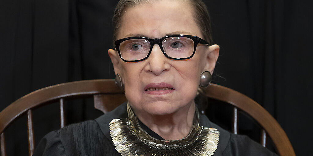 Die berühmte Richterin vom US Supreme Court, Ruth Bader Ginsburg, ist am Freitag nach längerer Krankheit verstorben. (Archivbild)