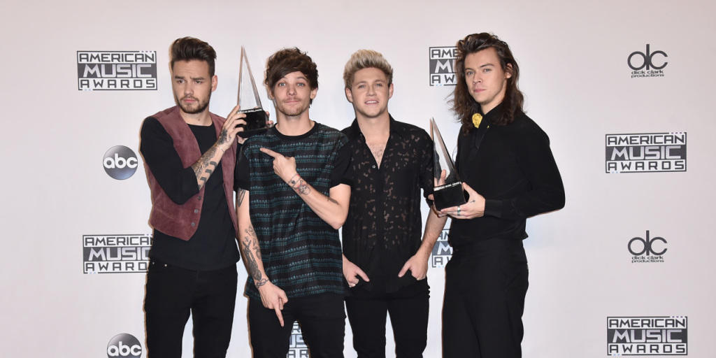 Wieder Sieger: One Direction gewannen bei den American Music Awards die Königskategorie "Künstler des Jahres".